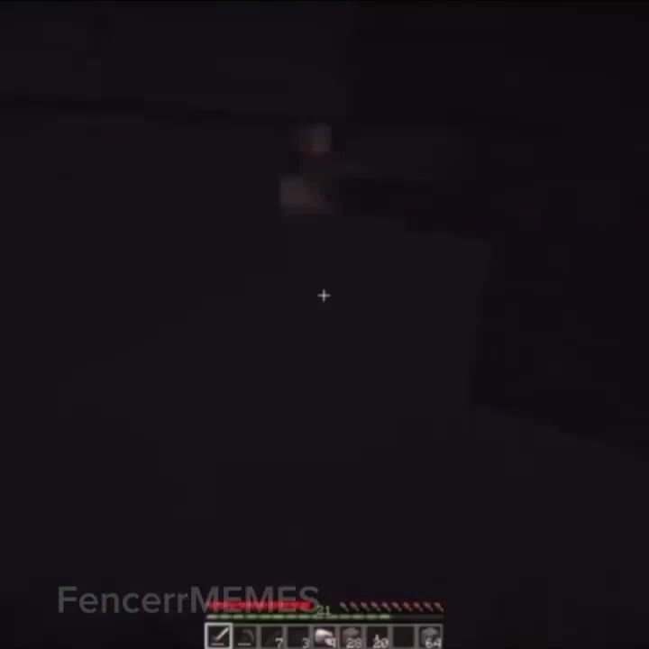 Aw shit Mojang added herobrine in the game again 👨🔫