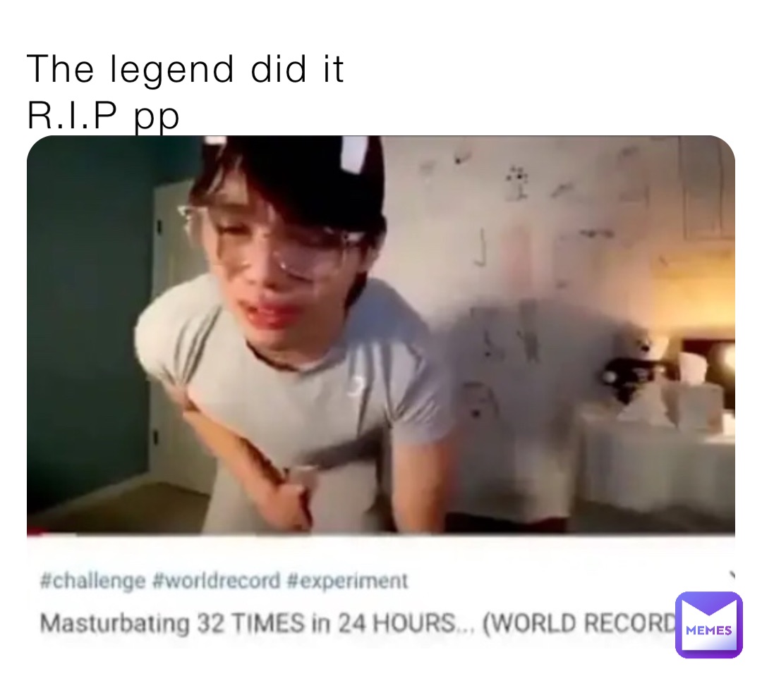 The legend did it
R.I.P pp