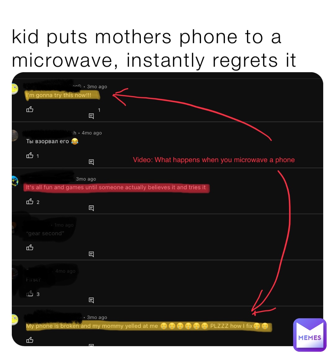 kid puts mothers phone to a microwave, instantly regrets it