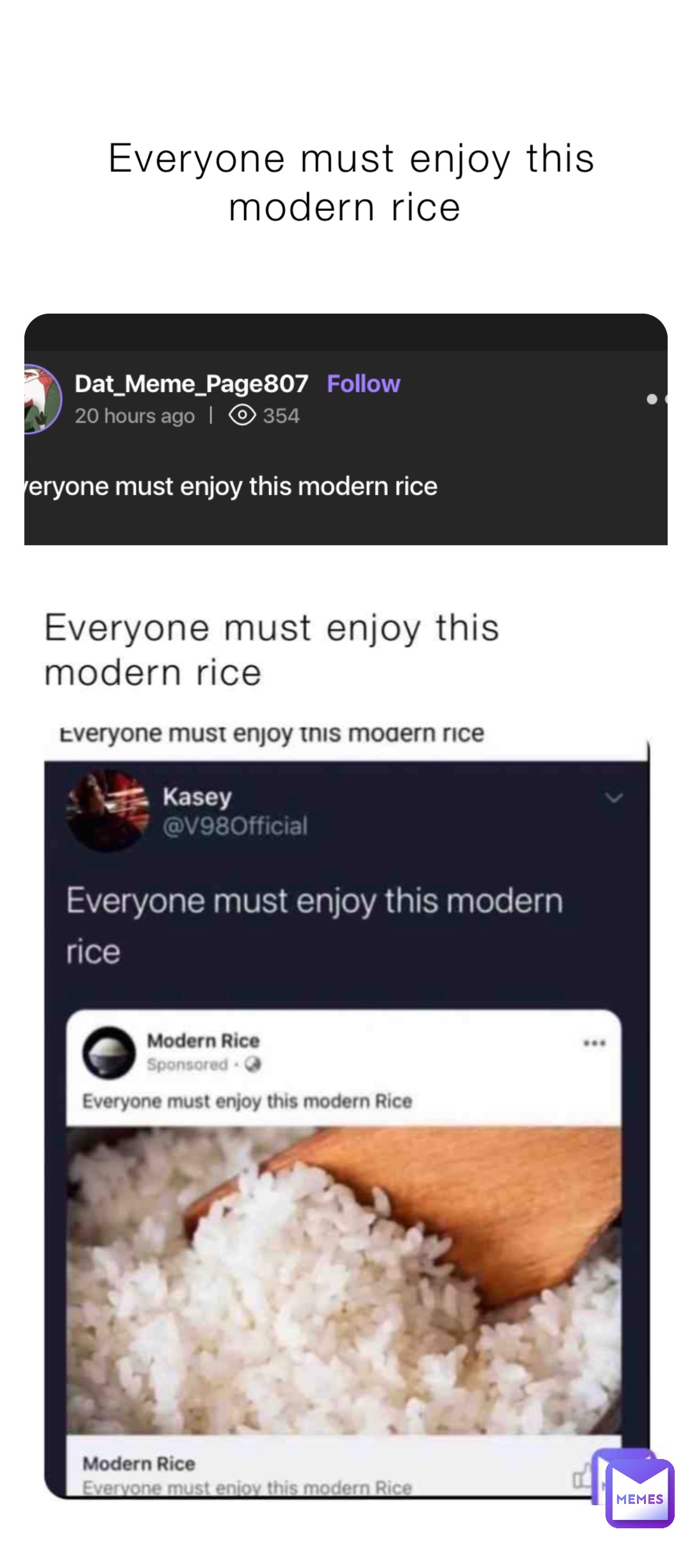 Everyone must enjoy this modern rice