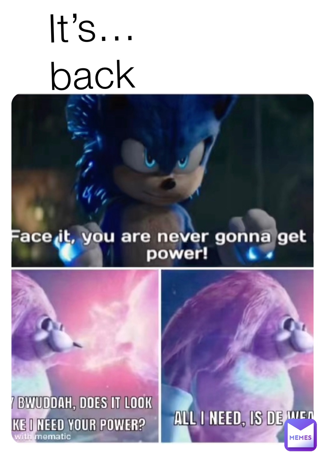 It’s… back