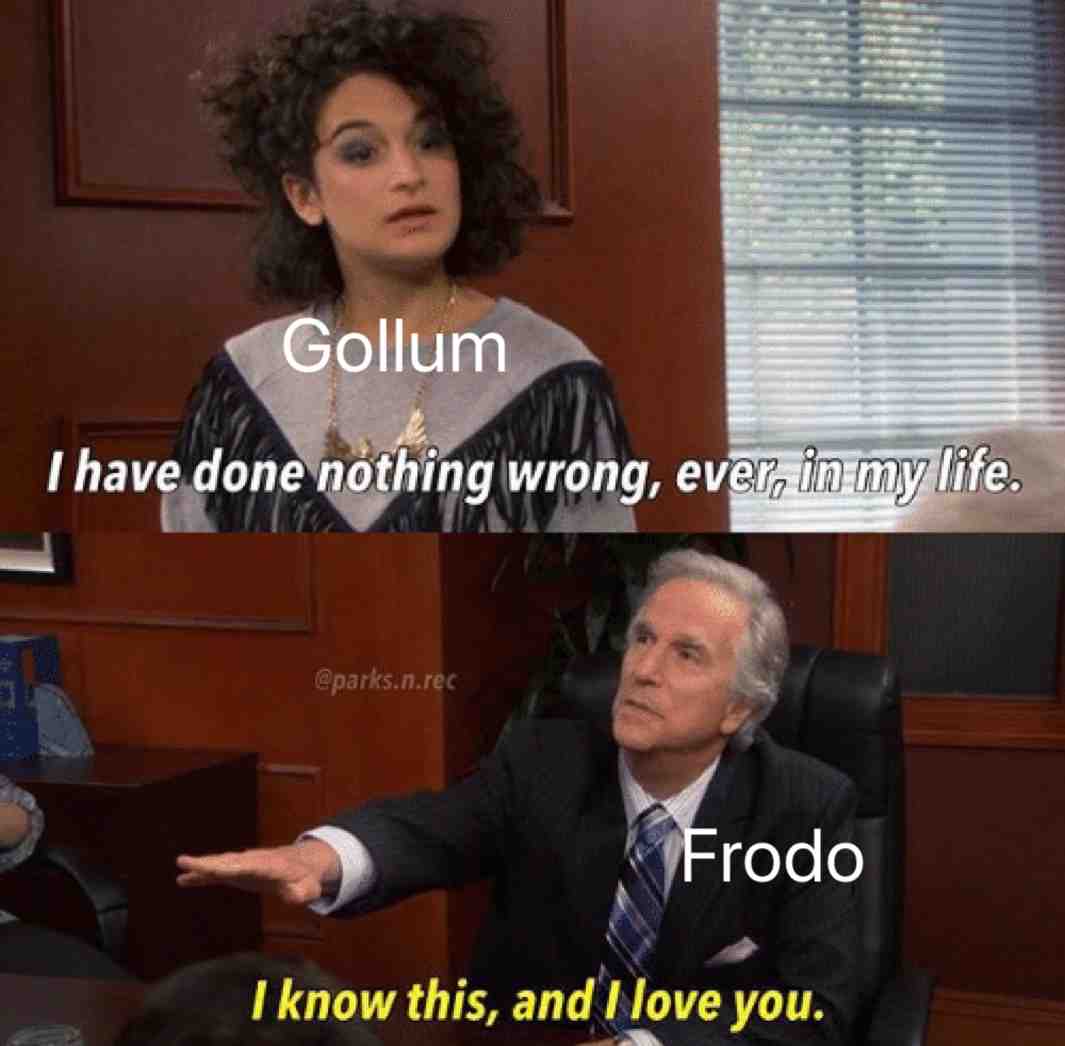 Oh Mr. Frodo...