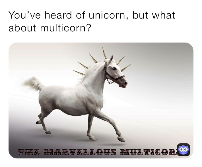You’ve heard of unicorn, but what about multicorn?