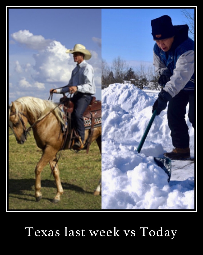 Texas last week vs Today