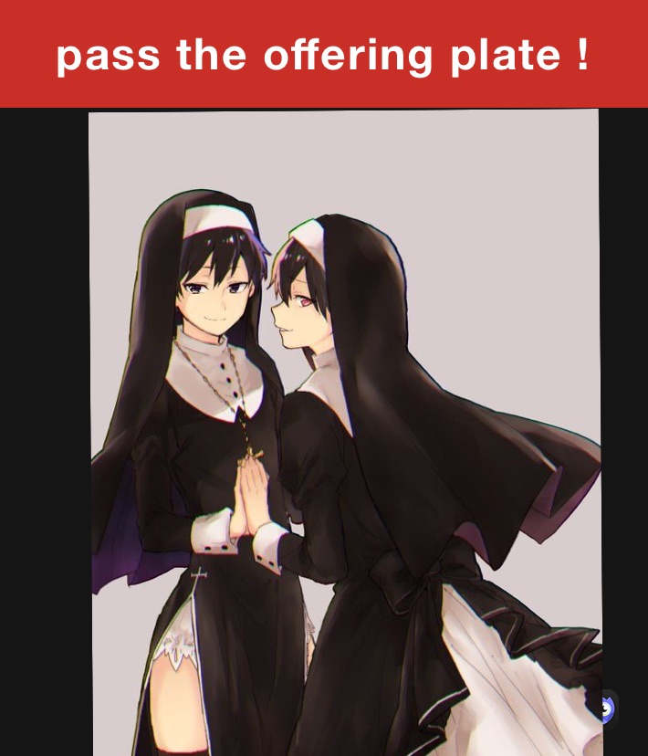 pass the offering plate !