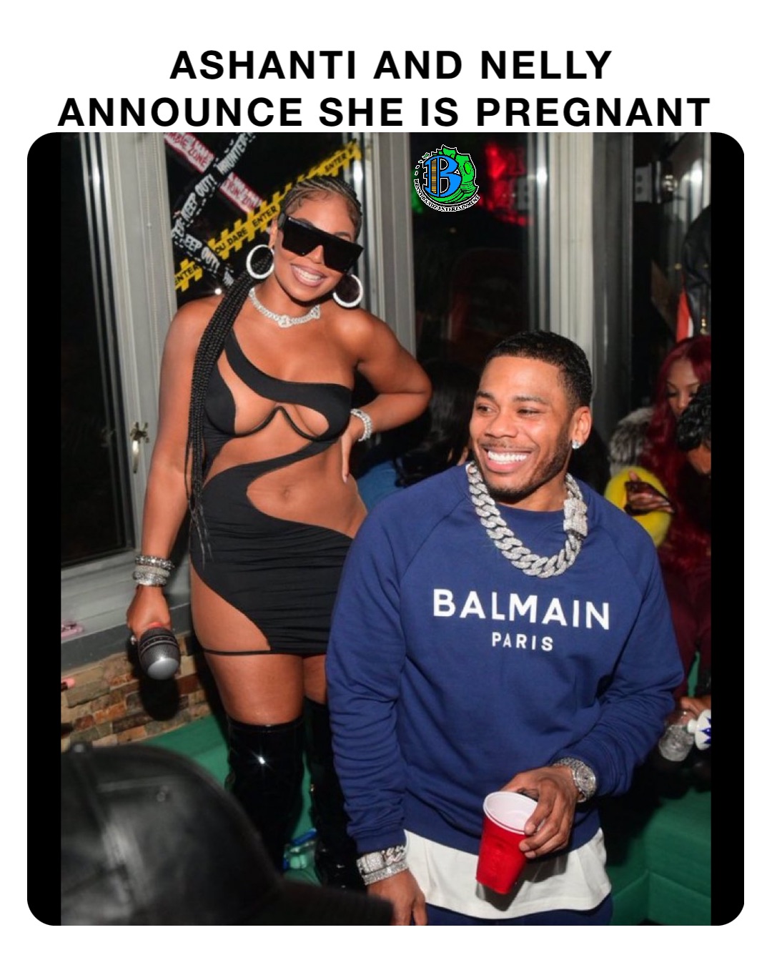 Ashanti and Nelly announce she is pregnant