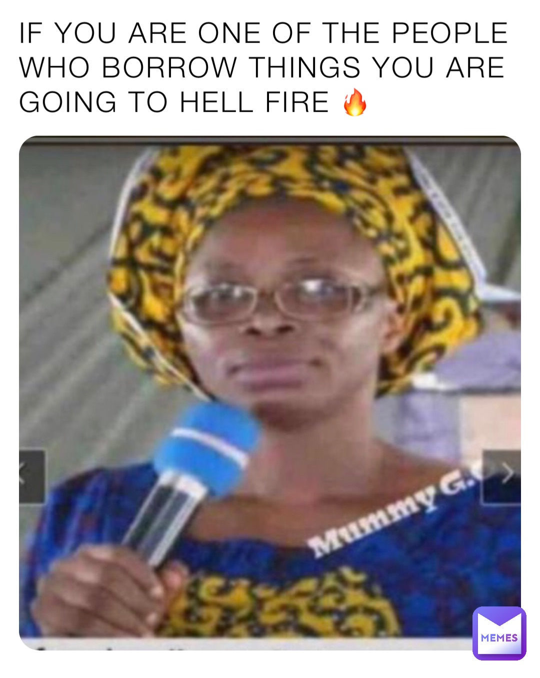 If you are one of the People who Borrow things You are going to Hell Fire 🔥