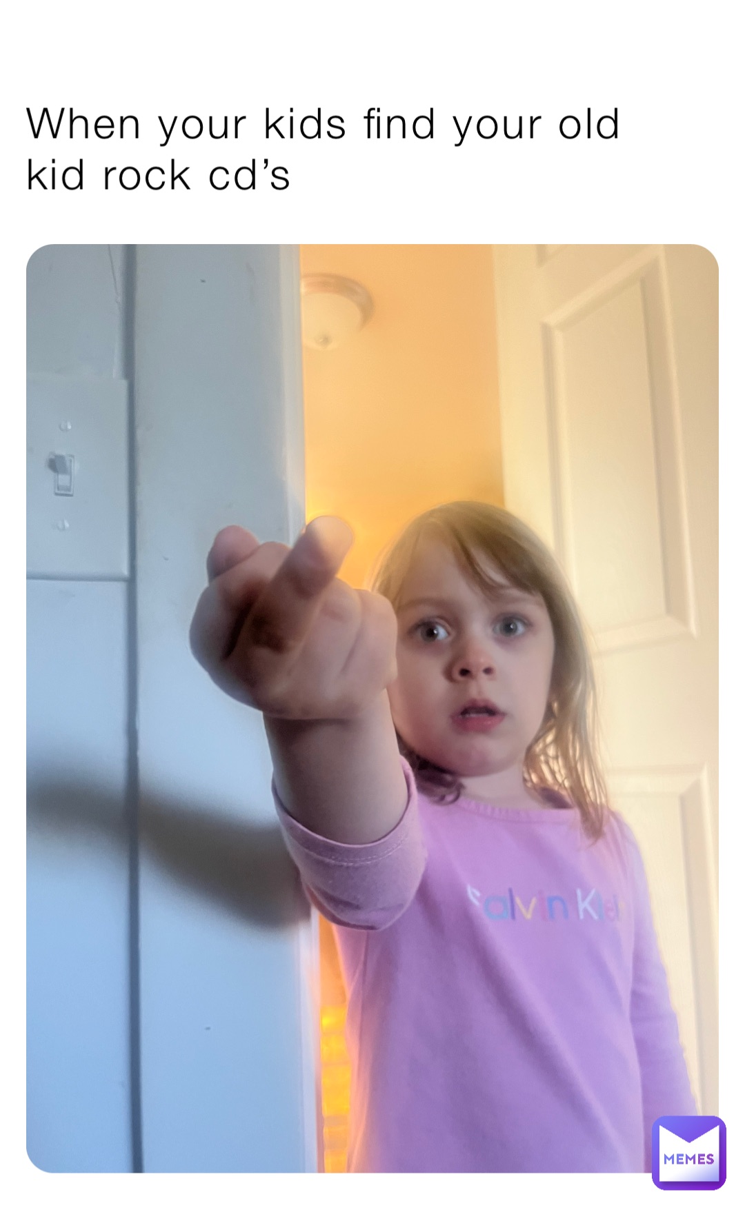 When your kids find your old kid rock cd’s