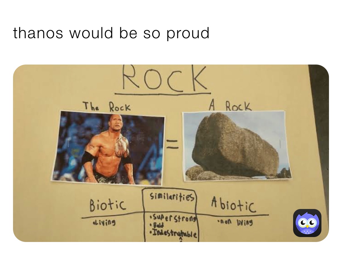 thanos would be so proud