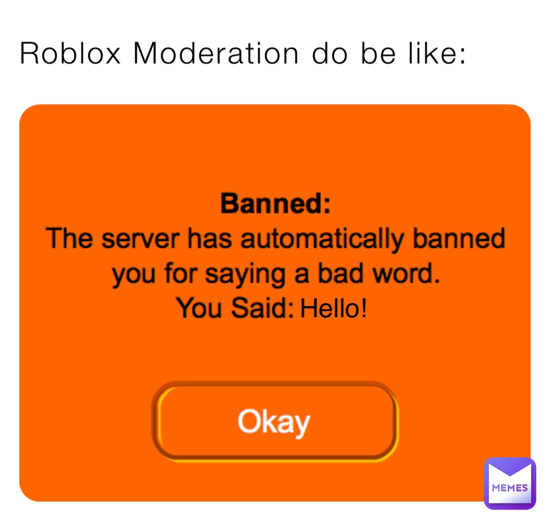 My first roblox meme : r/ROBLOXmemes