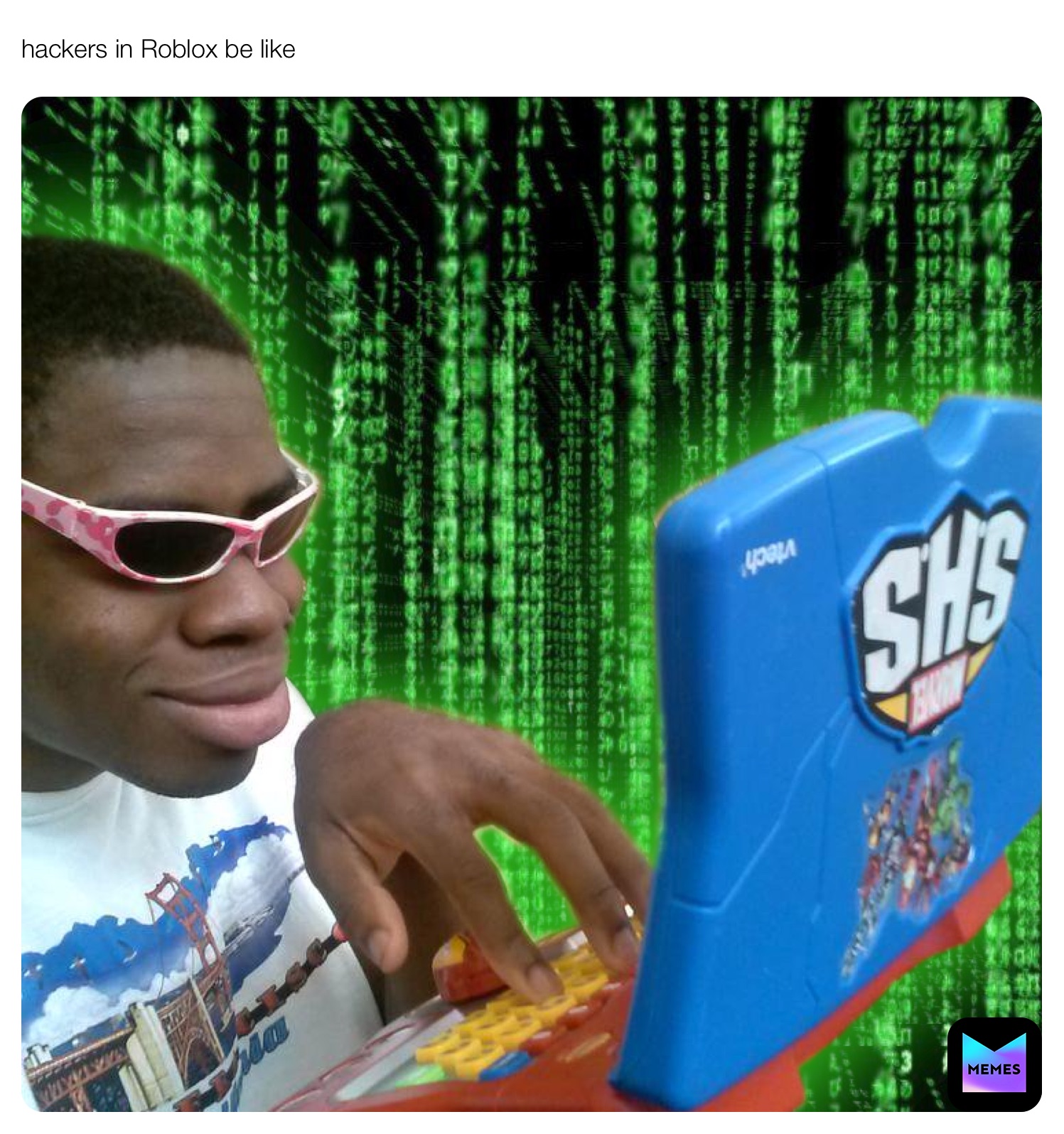 hackers in Roblox be like