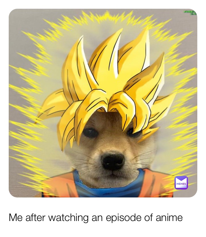 Me after watching an episode of anime