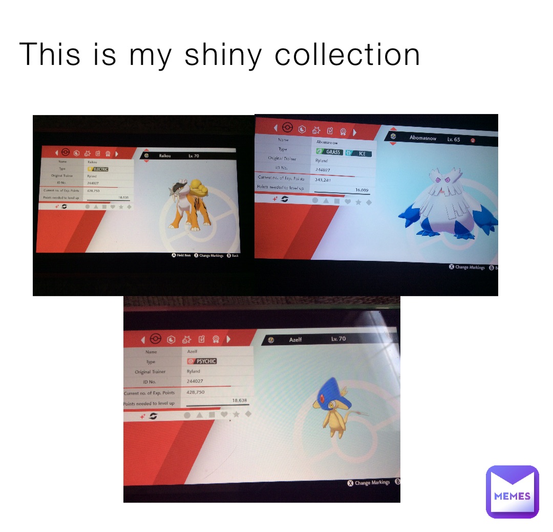 This is my shiny collection