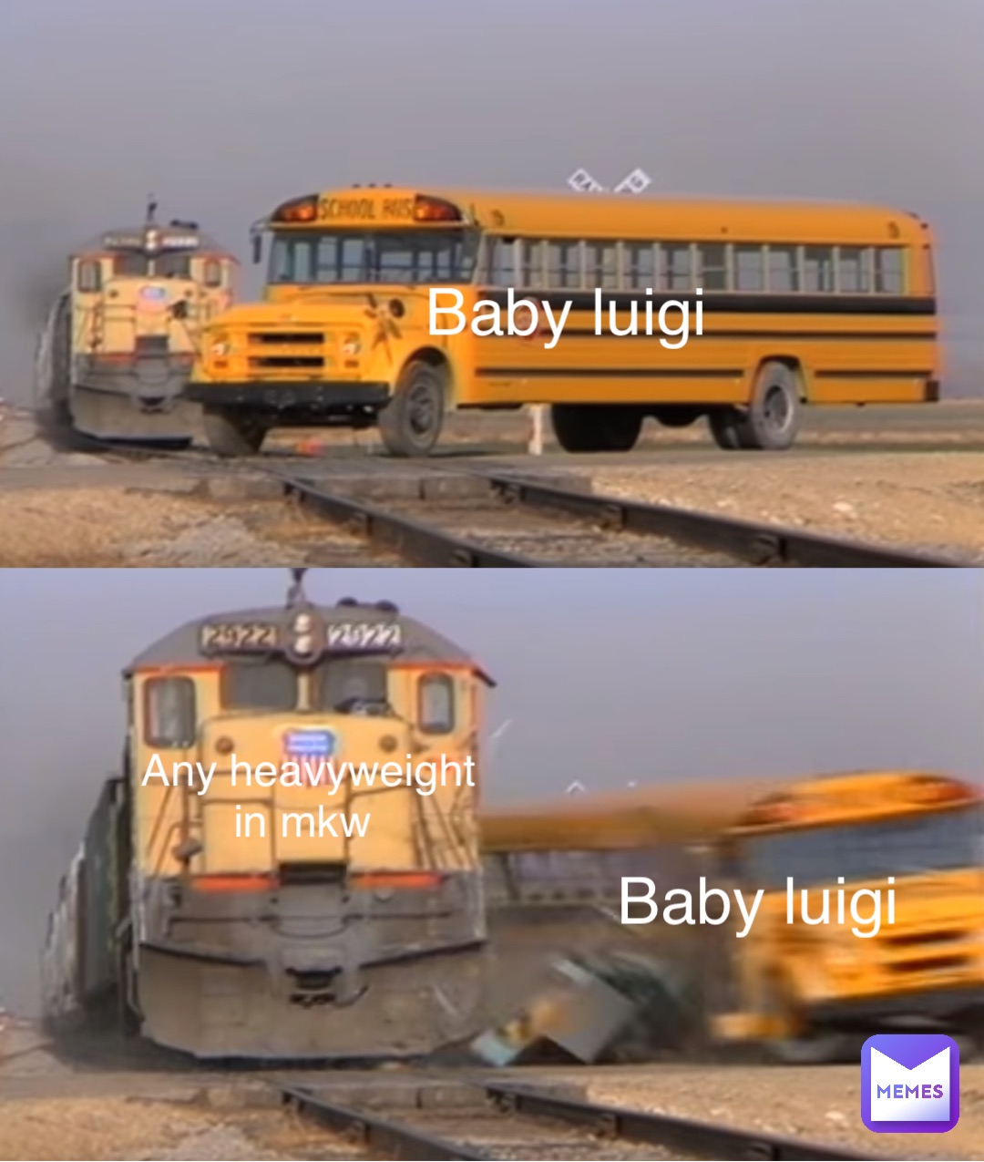 Baby luigi Any heavyweight in mkw Baby luigi