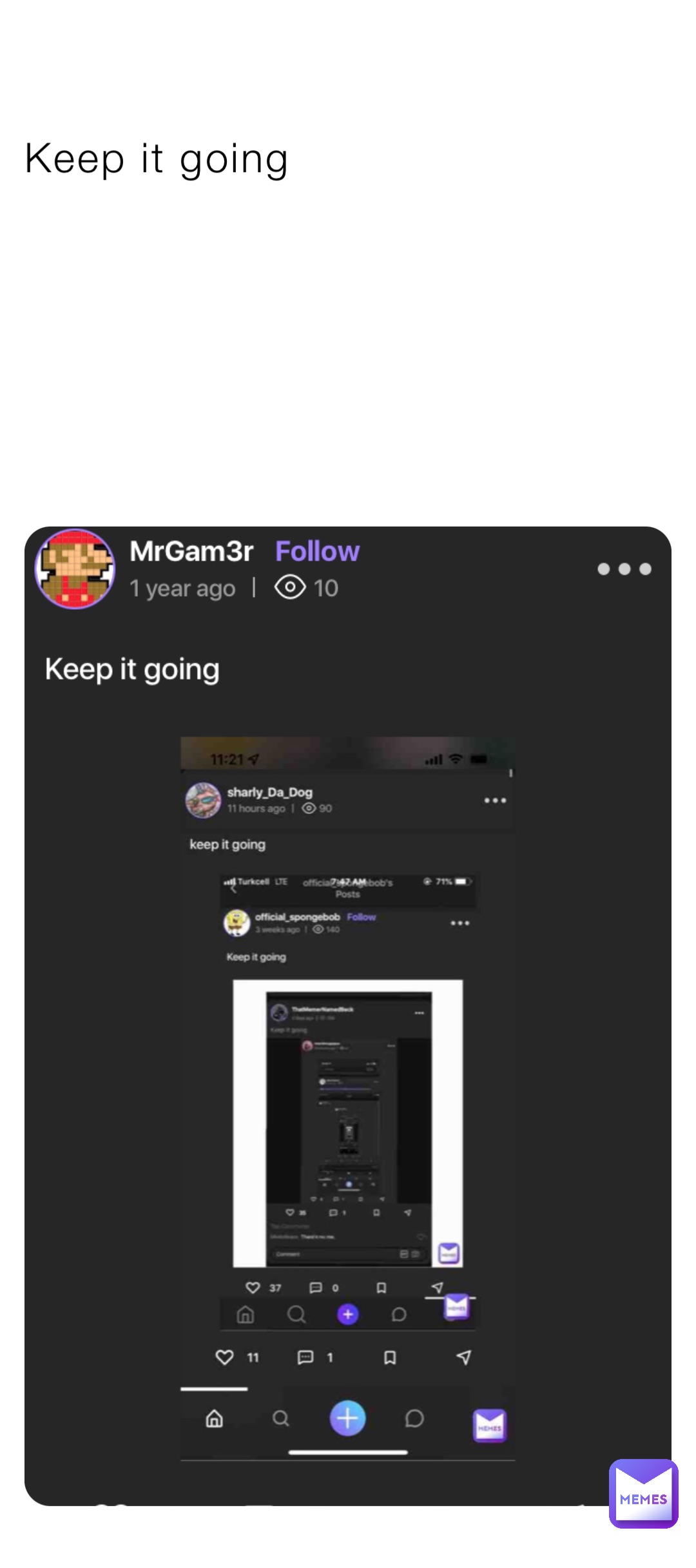 Keep it going
