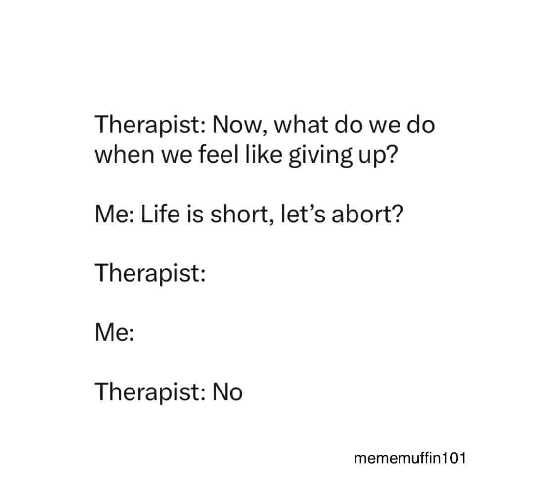 Another one 🤷🏼♀️😎 #therapyjoke #mentalheathhumor