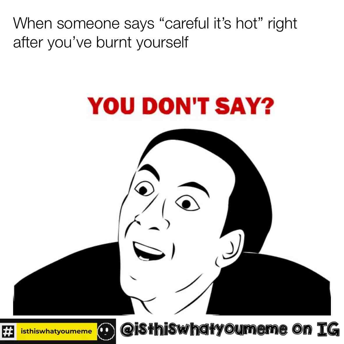 Thanks a lot ??????
ā¢
ā¢
ā¢
#dailymemes #funny #isthiswhatyoumeme #funny #memes #lovememes #funnymemes #funnymeme #memesfordays #memesengraƧados #humor #humour #lol #meme #thanks #burn #relatable #relateable