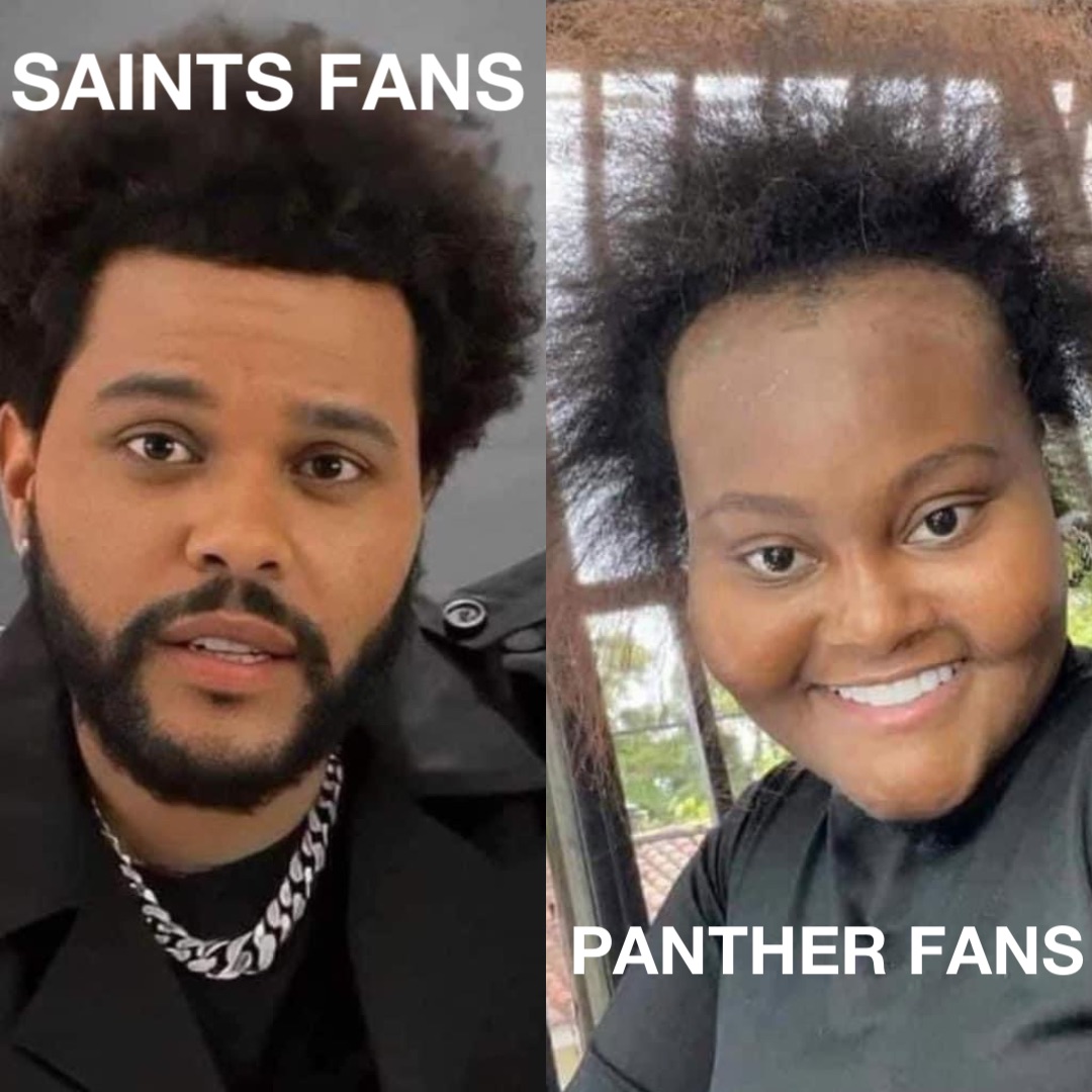 SAINTS FANS PANTHER FANS