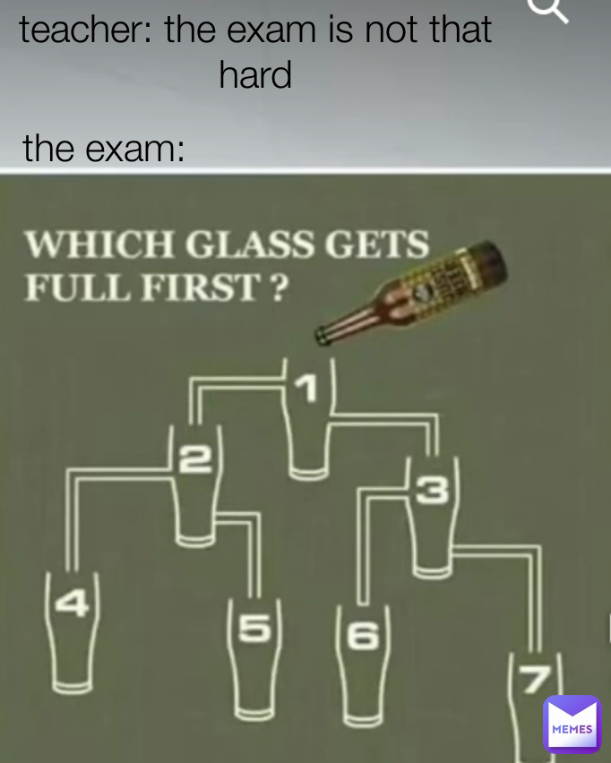 not sure if meme exam