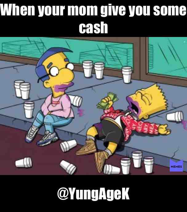 #simpsons #money #cash #supreme