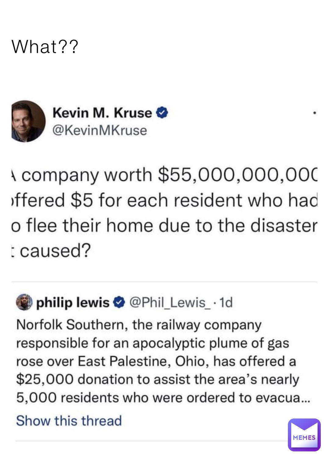 Meme by memeselevxting