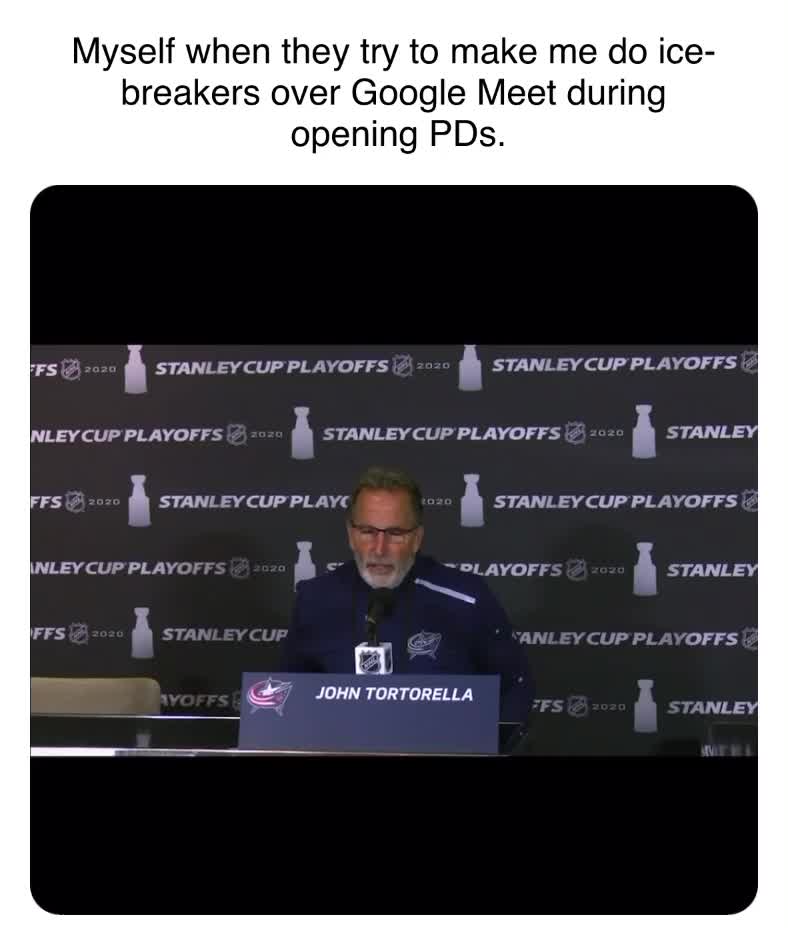 Just say not to ice breakers.