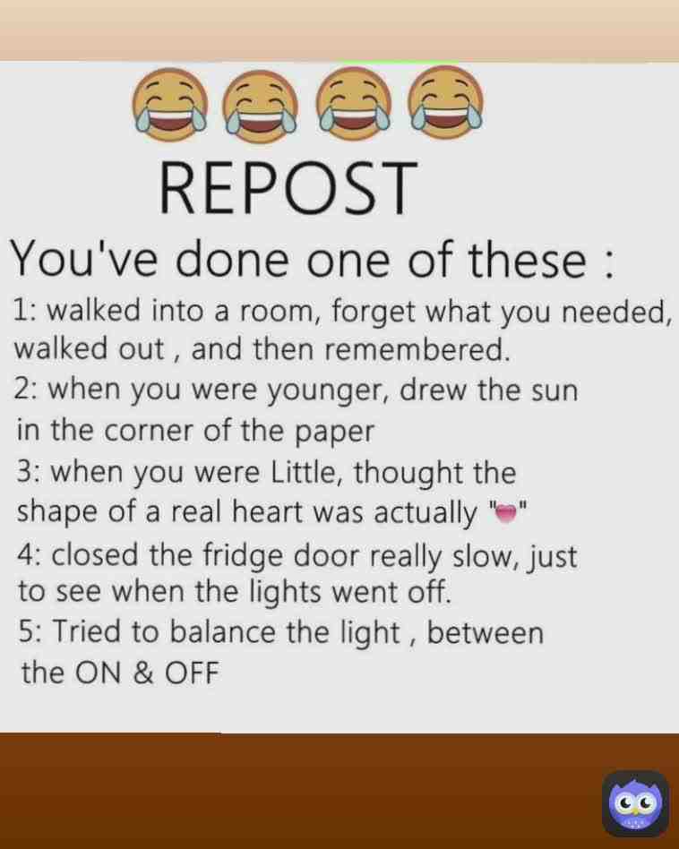 Haha repost if you do