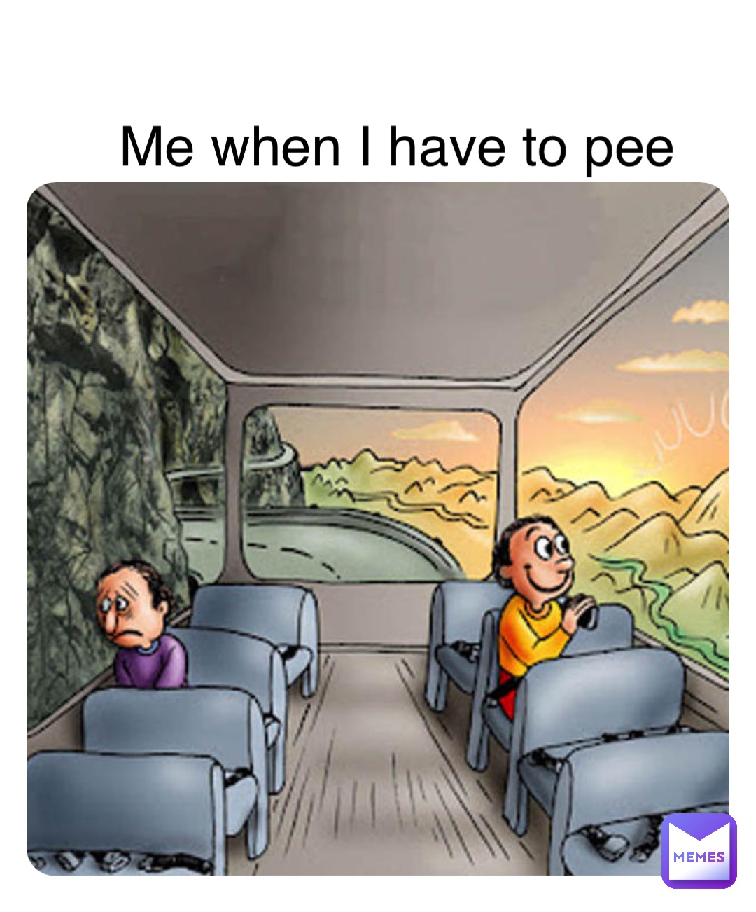 Double tap to edit Me when I have to pee