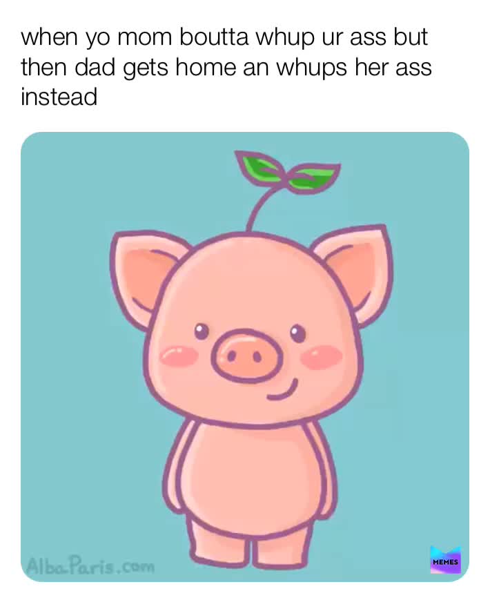 Dads belt do be hittin different doe 😳😳
