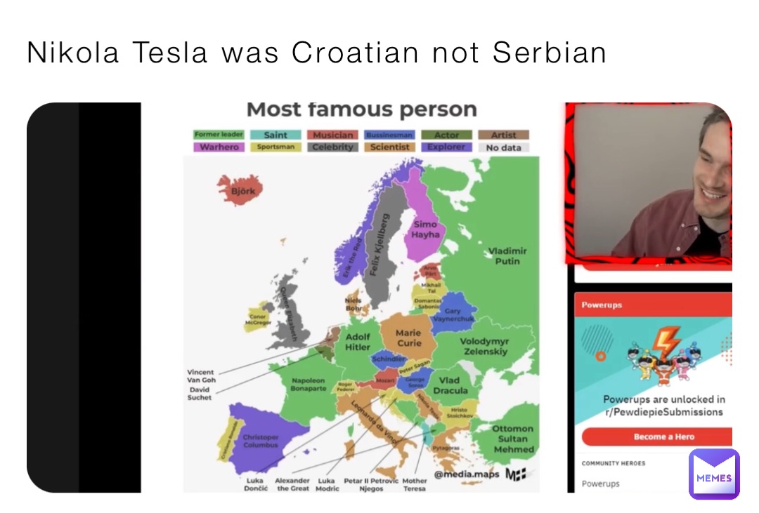 Nikola Tesla was Croatian not Serbian