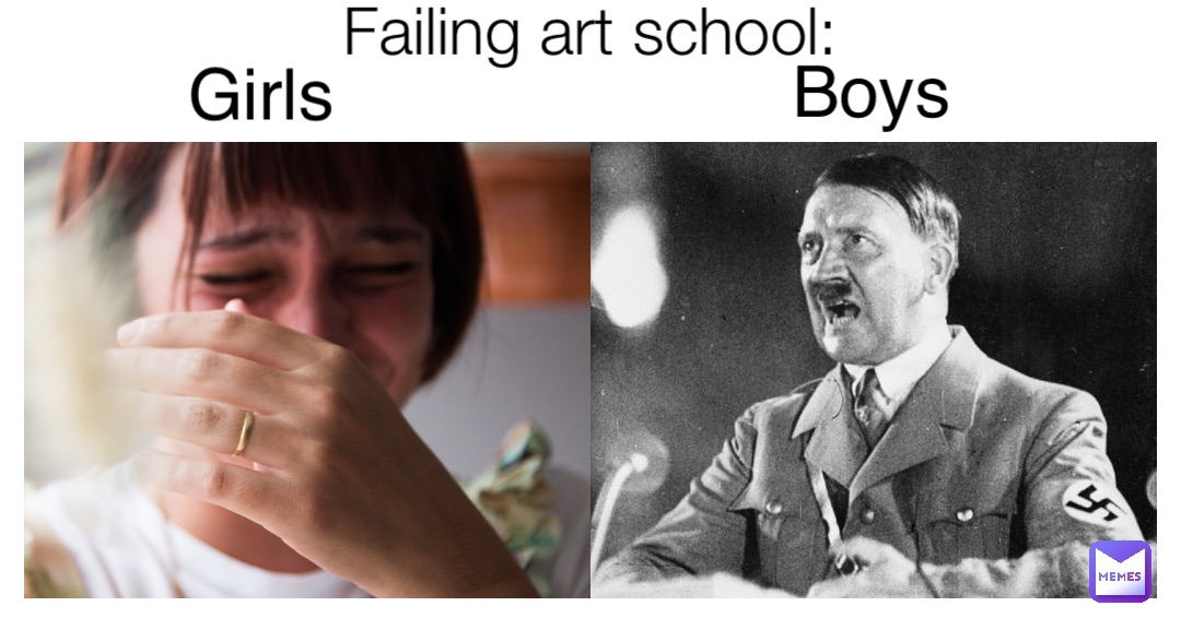 Failing art school: Girls Boys