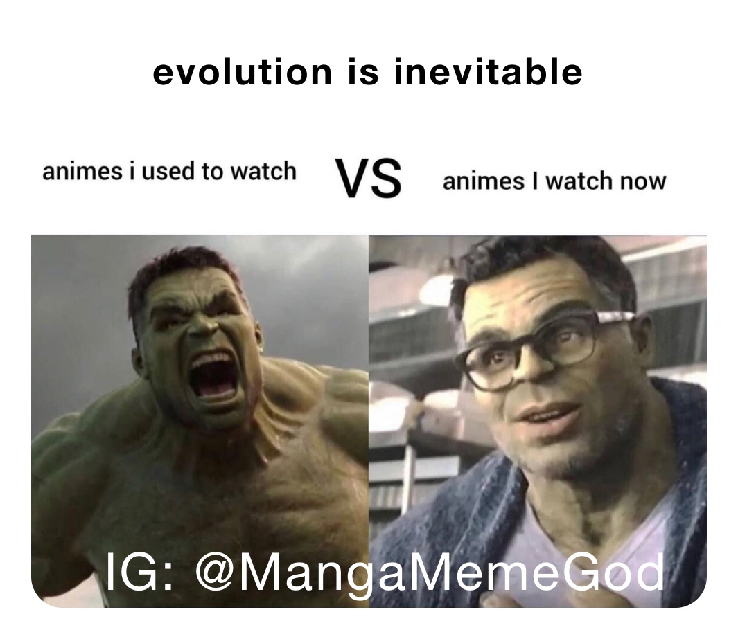 evolution is inevitable 