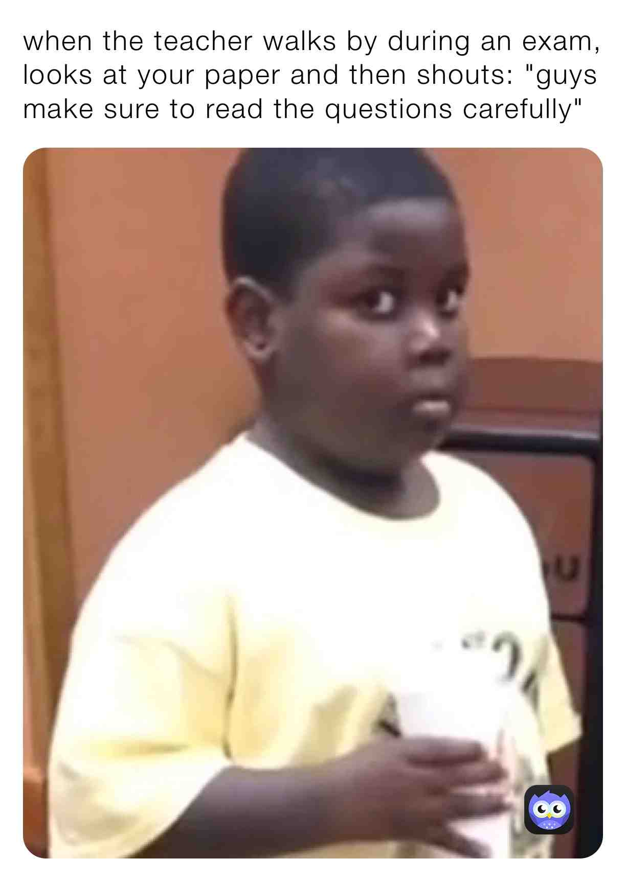 🤔 #funny #funnymemes #schoolmemes #exams