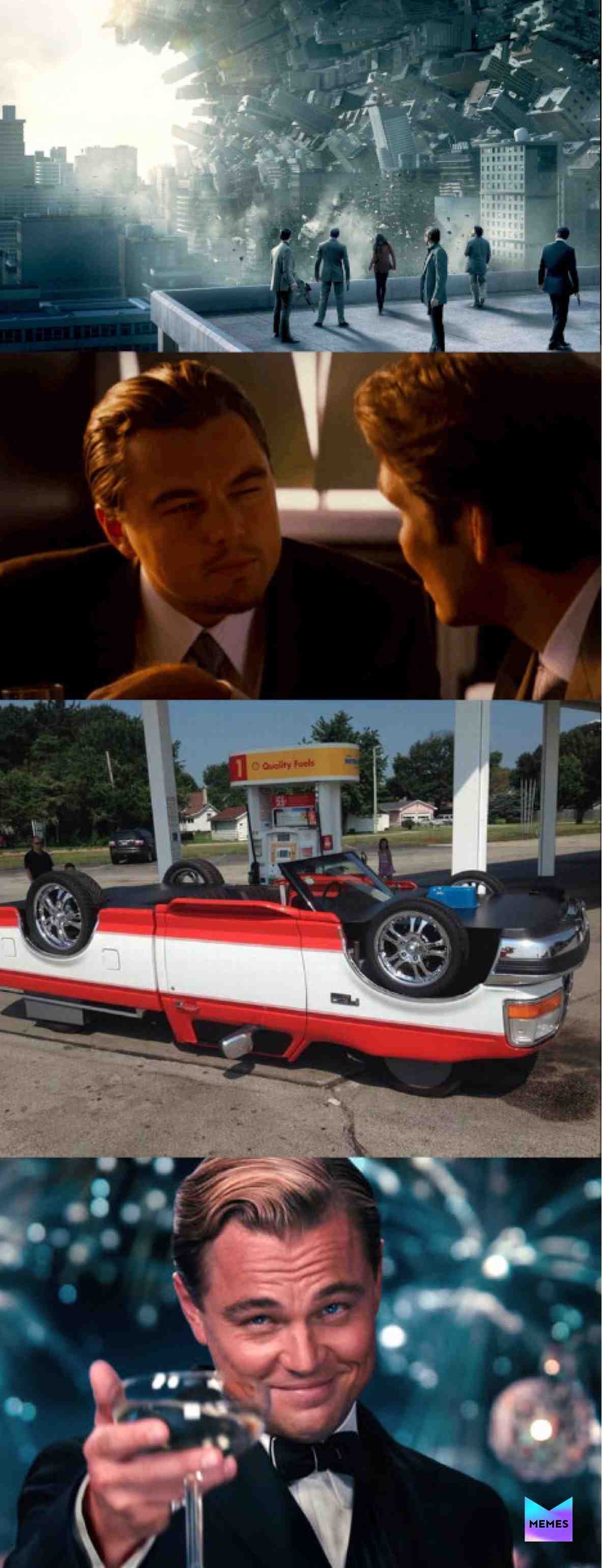 Upside down car   #inception