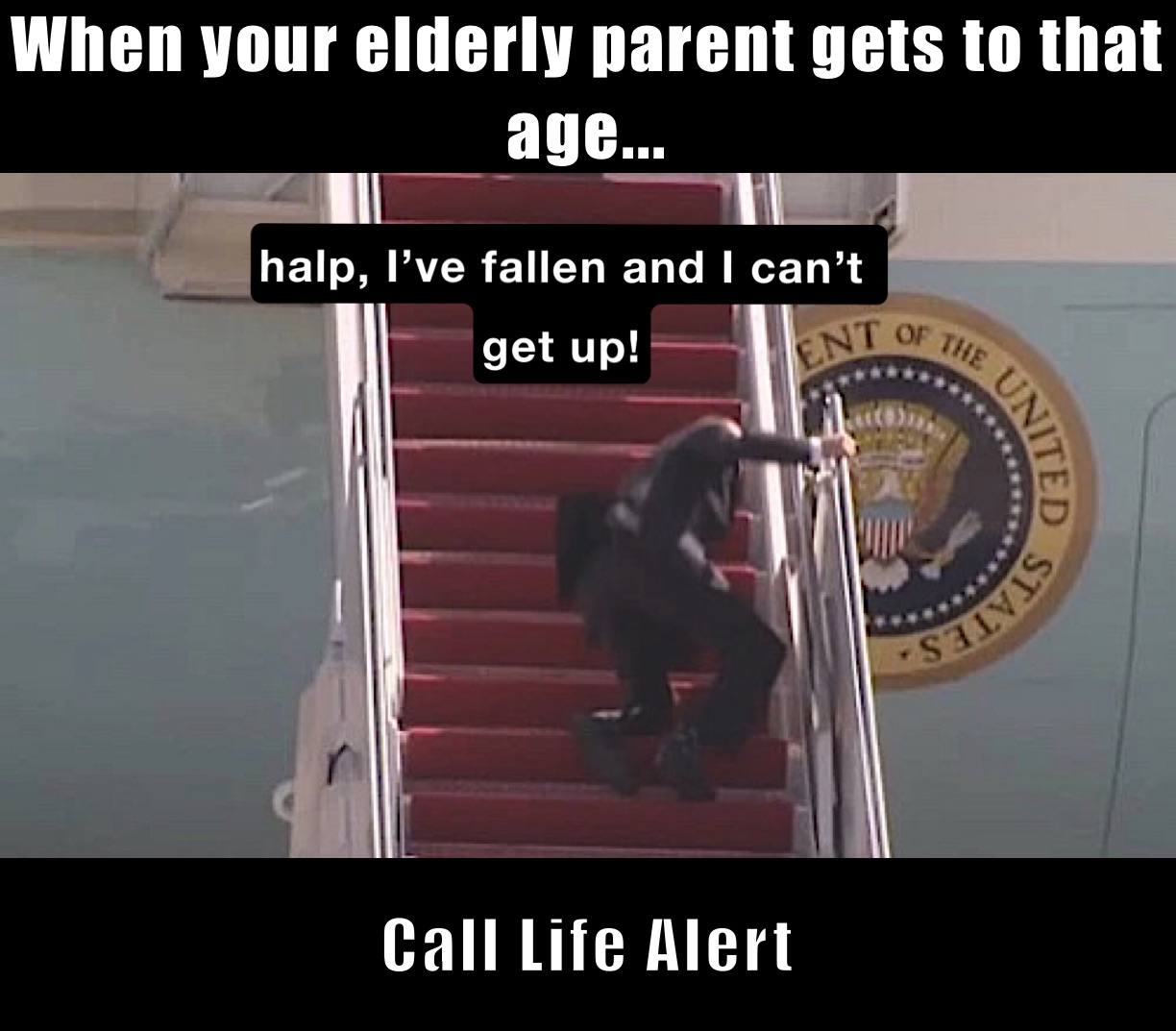 When your elderly parent gets to that age... Call Life Alert