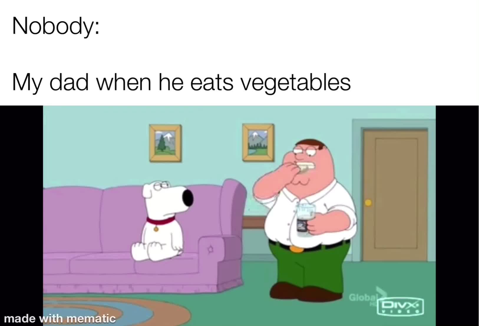 This is why I never go to their house for dinner π π₯ #familyguy #petergriffin #briangriffin #dadmemes #dankmemes