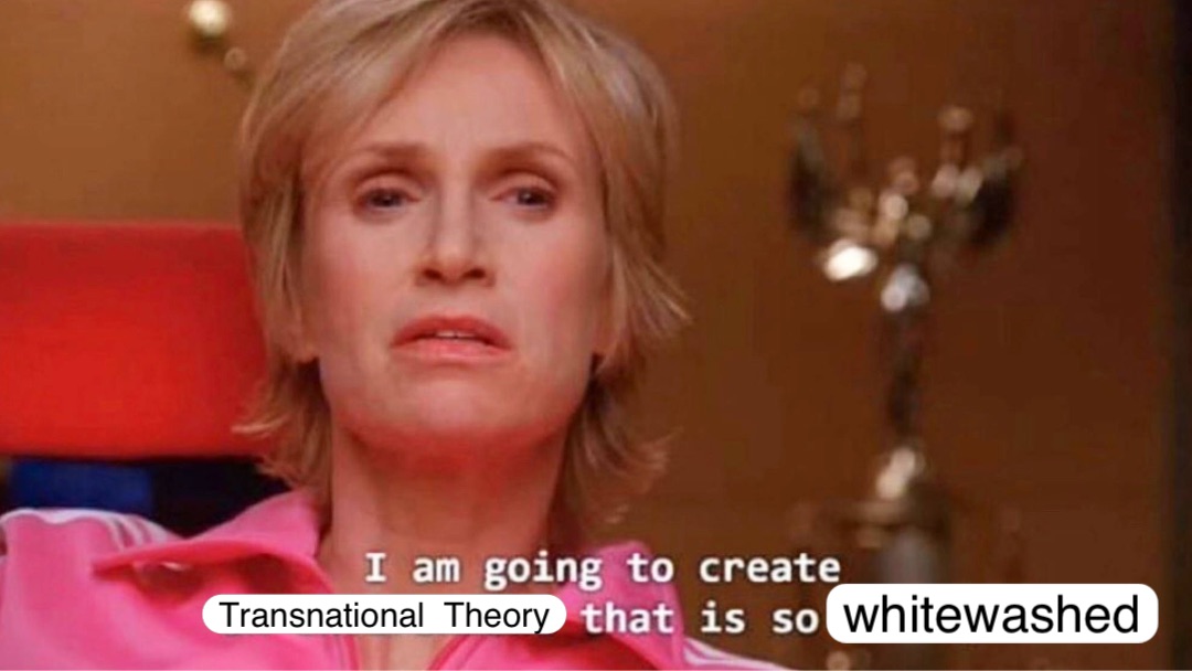 Transnational  Theory whitewashed