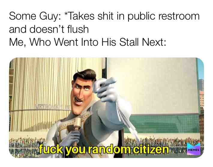 Rando citizino #fuckyou