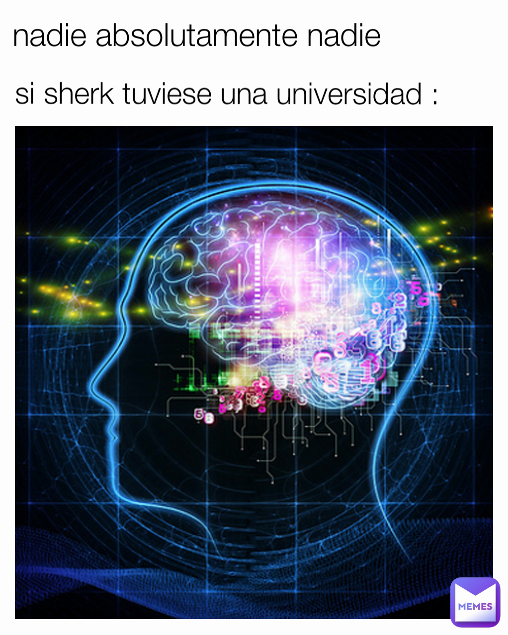 nadie absolutamente nadie si sherk tuviese una universidad :
