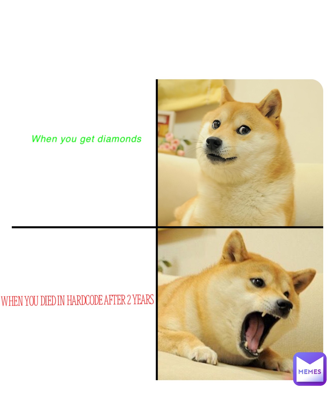 When you get diamonds