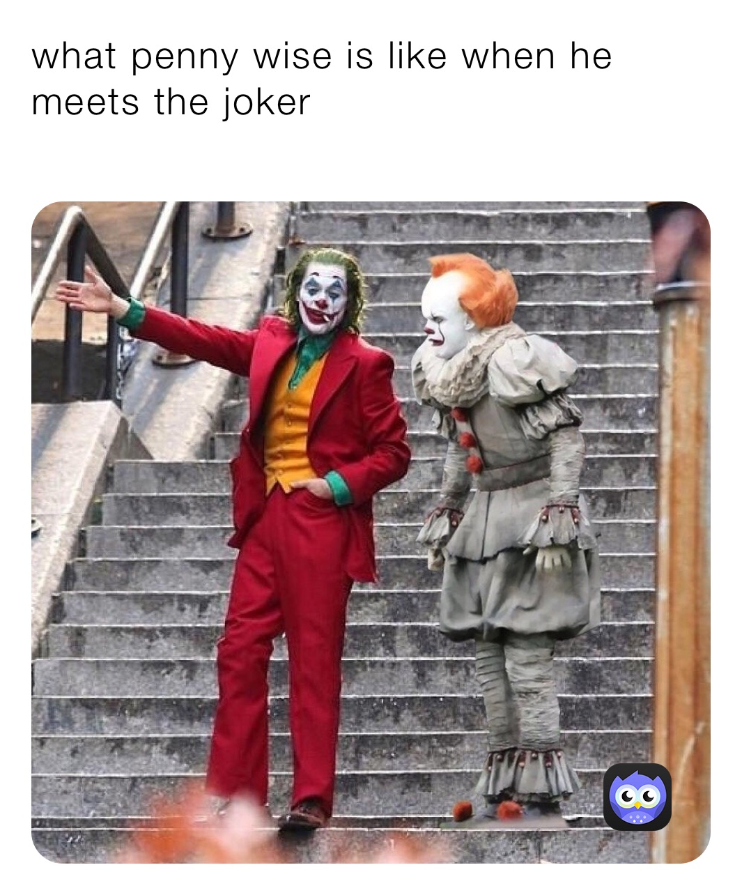 what penny wise is like when he meets the joker
