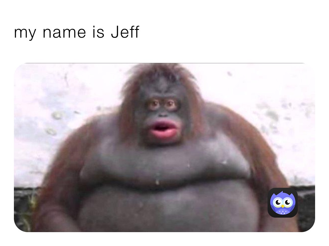 my name is Jeff 