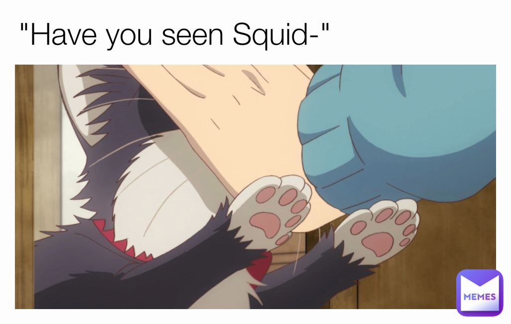 "Have you seen Squid-"