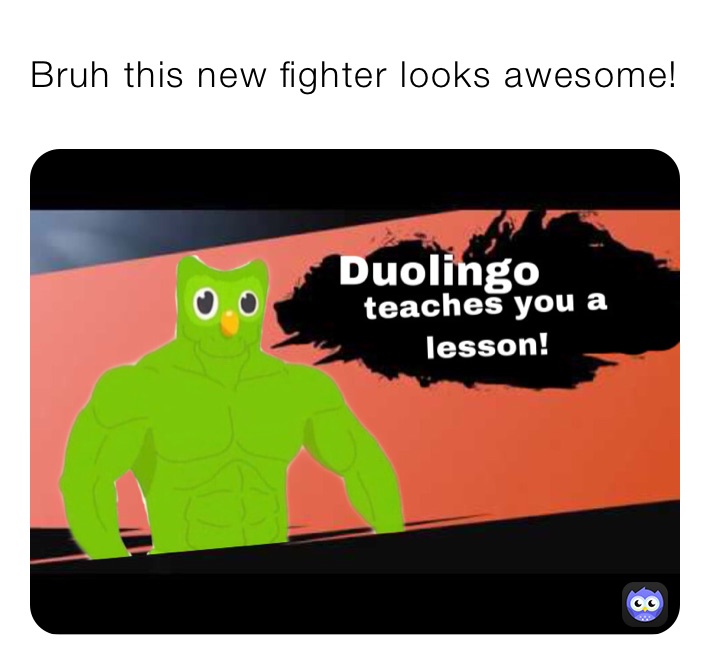 Bruh this new fighter looks awesome!