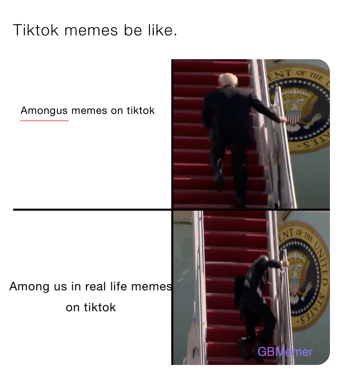 Tiktok memes be like.