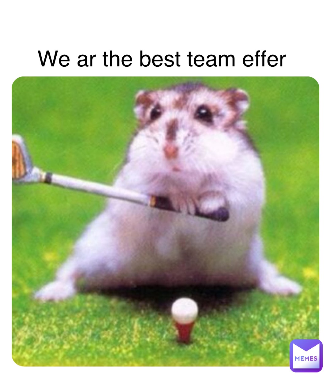 Double tap to edit We ar the best team effer