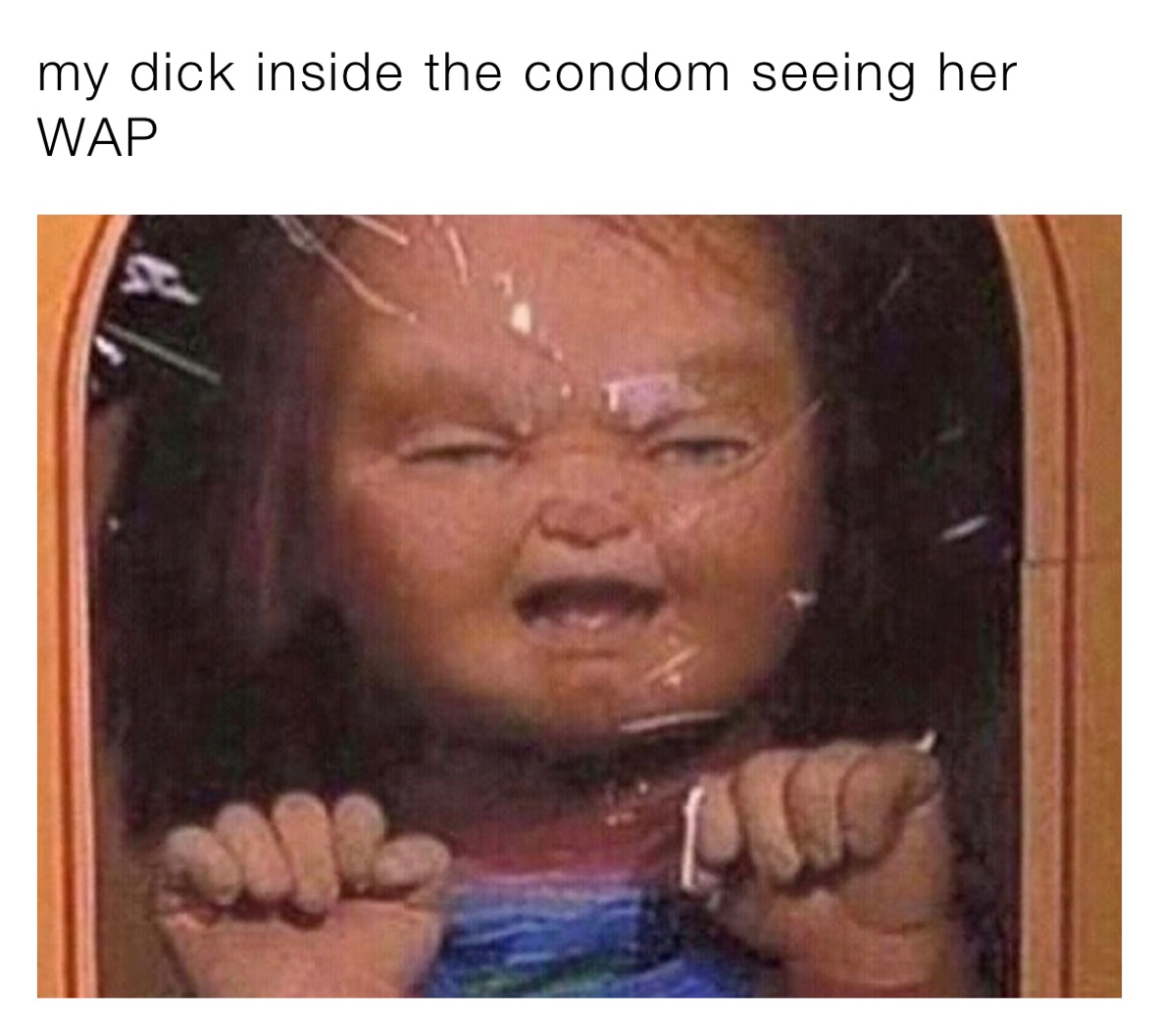 my dick inside the condom seeing her WAP