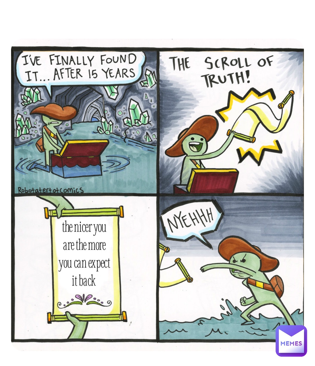 Double tap to edit the nicer you are the more you can expect it back