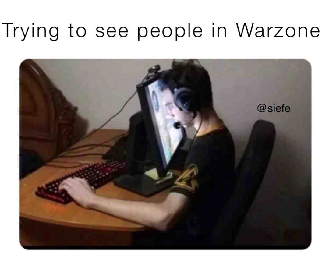 Trying to see people in Warzone #warzone