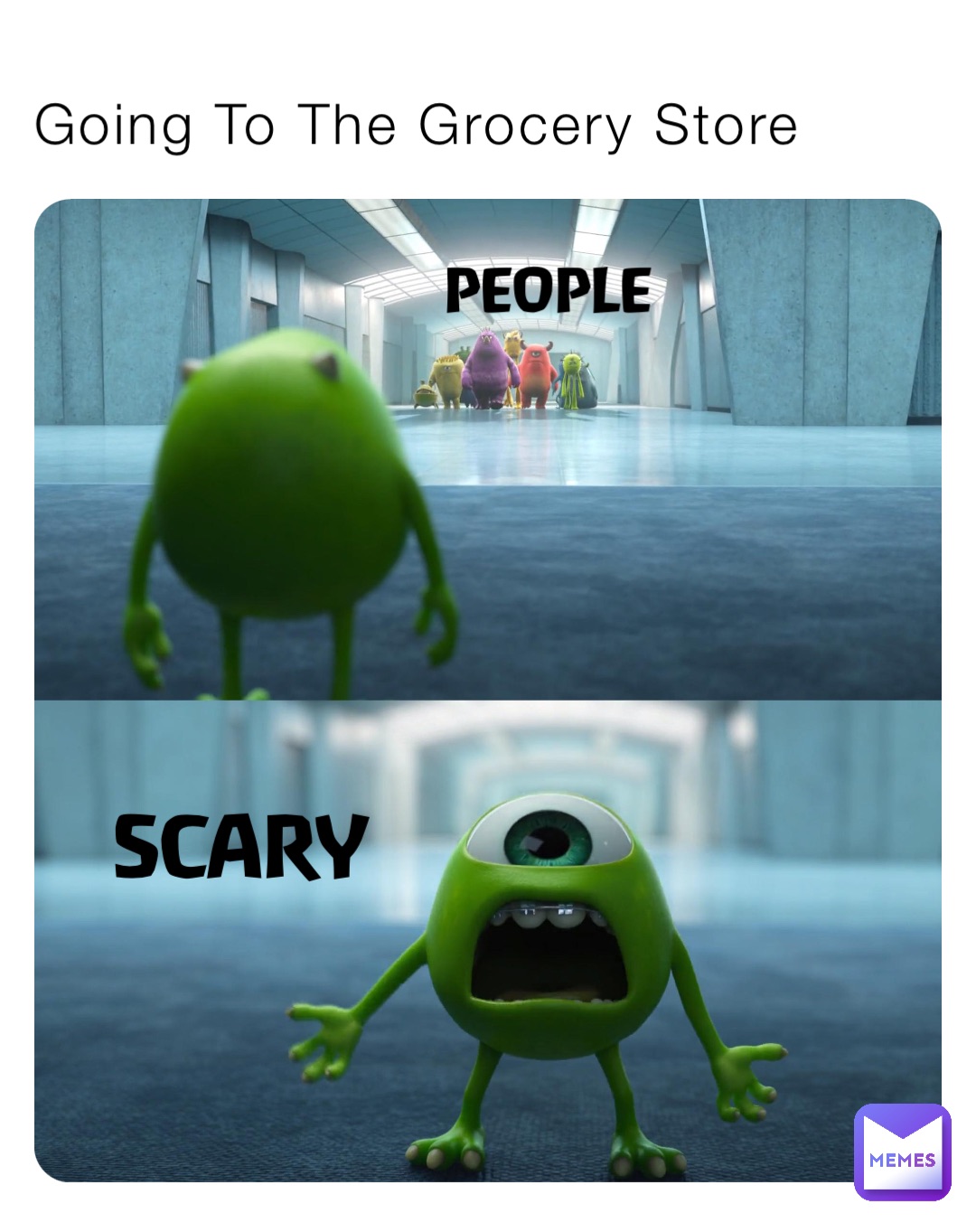 Going To The Grocery Store PEOPLE SCARY